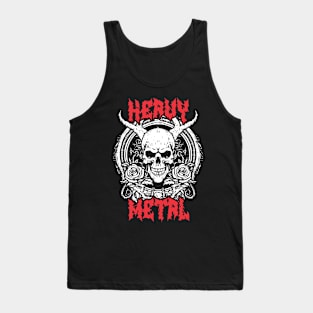 Heavy Metal Skull Music Tank Top